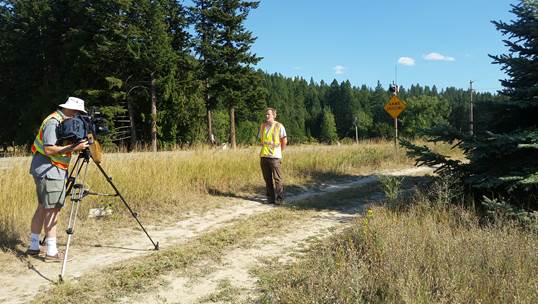 Marcel Huijser is interviewed for story featuring road ecology work in Alberta, Canada