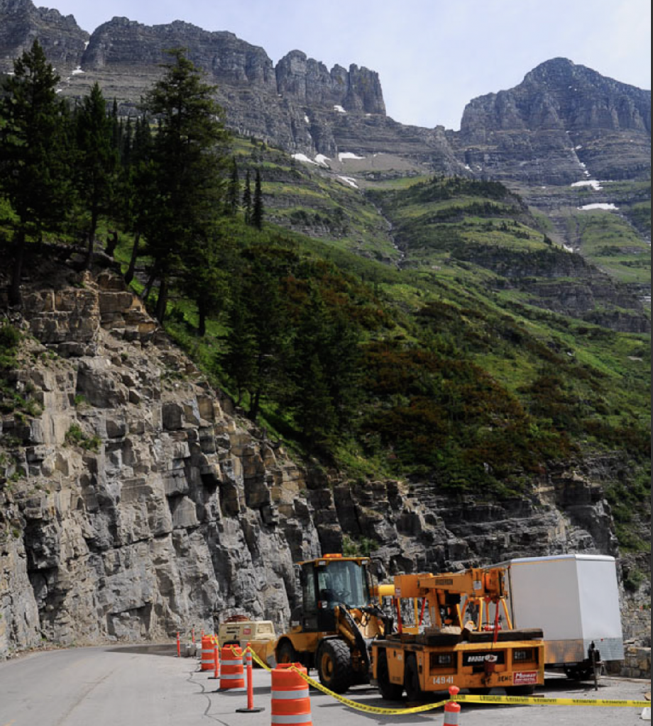 Thumbnail: Road Construction on Going to Sun Road