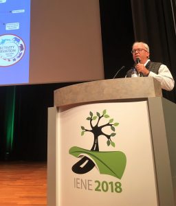 Rob Ament presents at IENE in September 2018