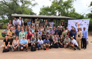 Group photo of participants at 2019 Ecology conference in South Africa