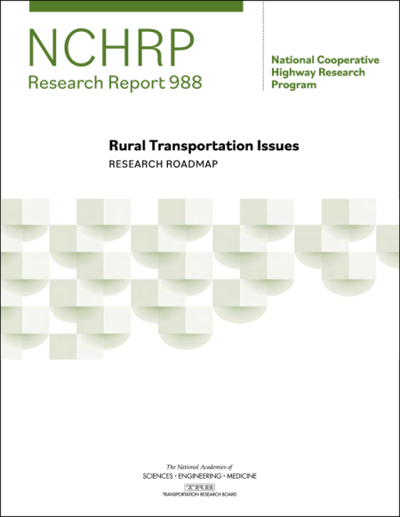 Cover NCHRP Rural Transportation Issues Research Roadmap
